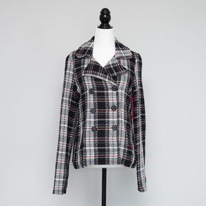 NWT Element Plaid Coat